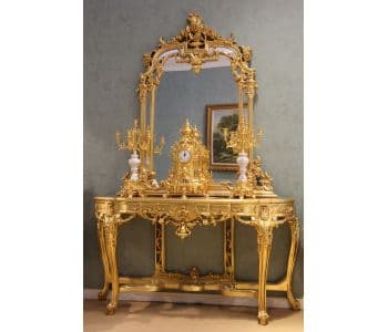 Версаль Консоль с зеркалом