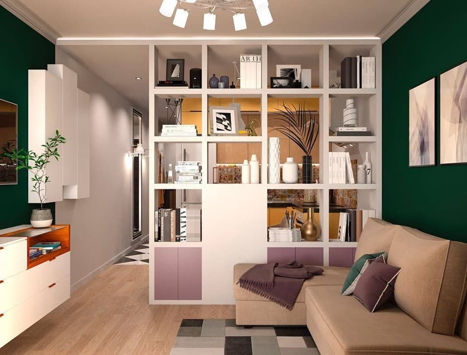 Как в маленькой квартире разделить пространство?